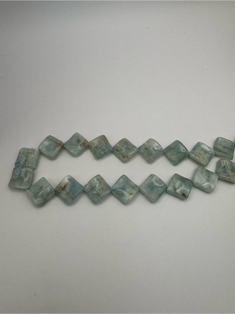 Aquamarine Square Jewelry - Made To Order - Picture 4 of 4